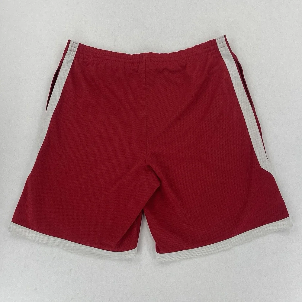 Vintage Nike Shorts Arkansas Razorbacks Mens M Red Satin Dazzle Retro Activewear